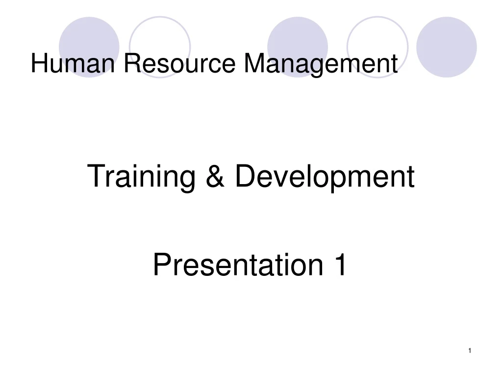 human resource management