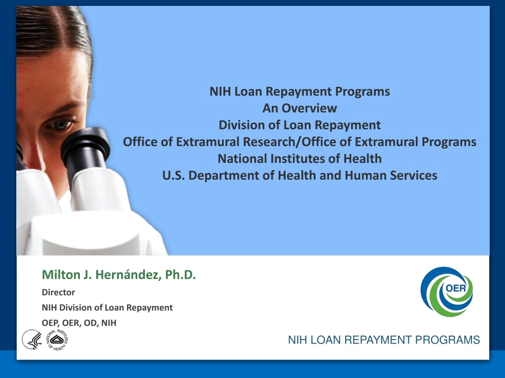 nih loan repayment programs an overview division