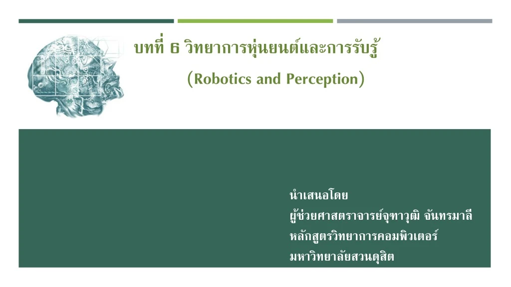 6 robotics and perception