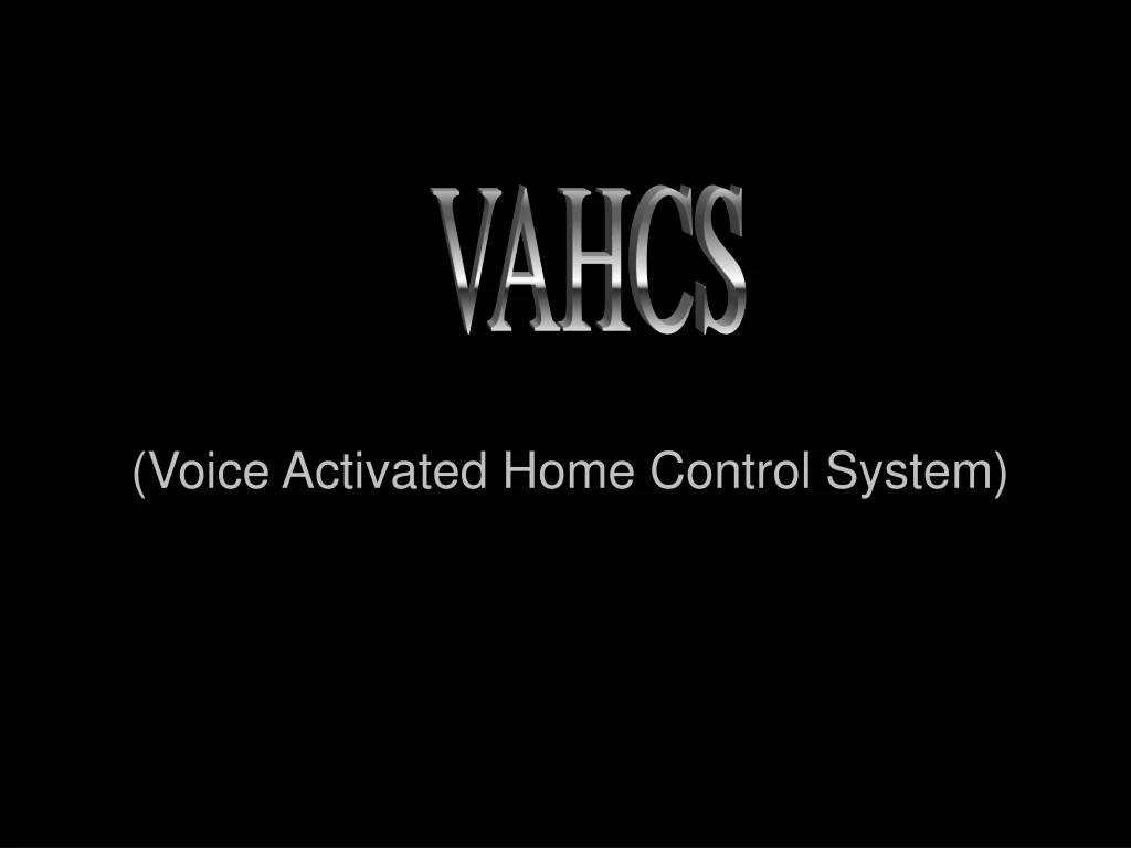 voice activated home control system