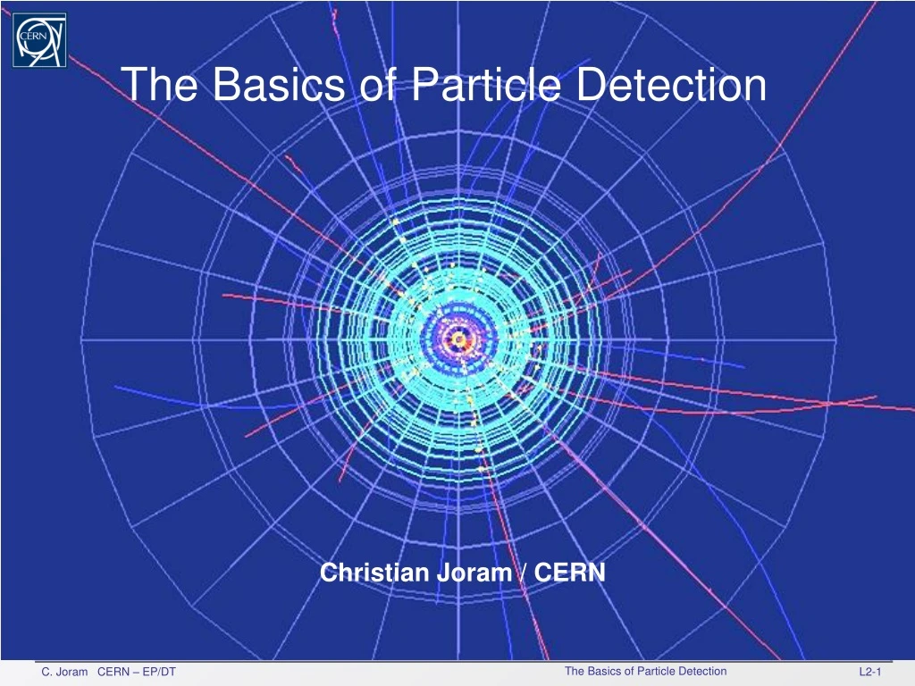 the basics of particle detection