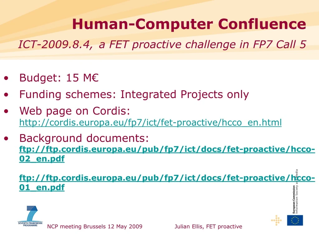human computer confluence ict 2009