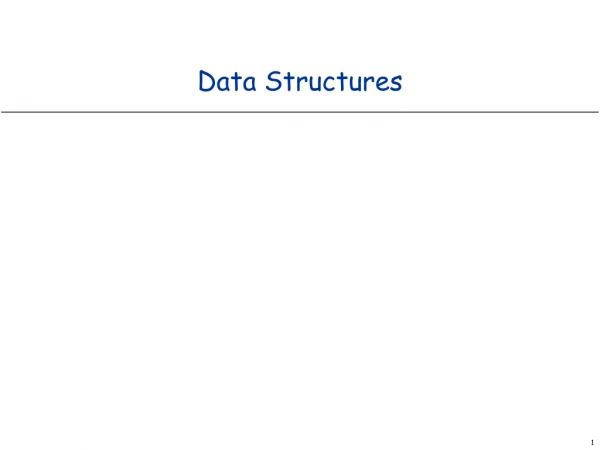 Data Structures