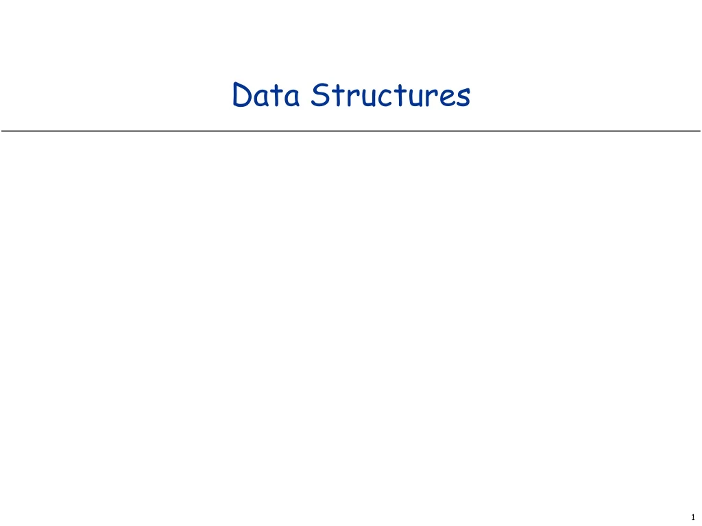 data structures