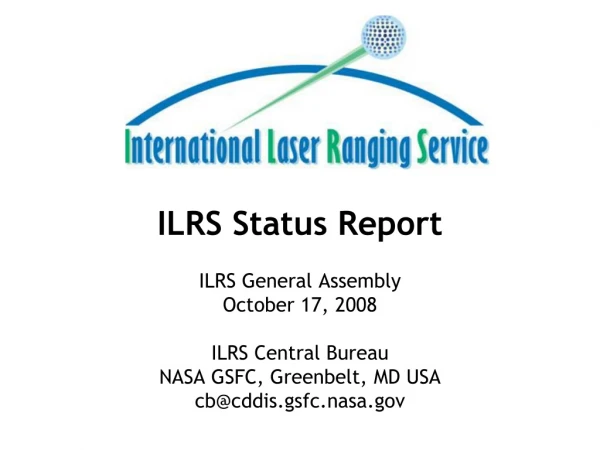 ILRS Status Report