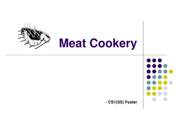 Meat Cookery