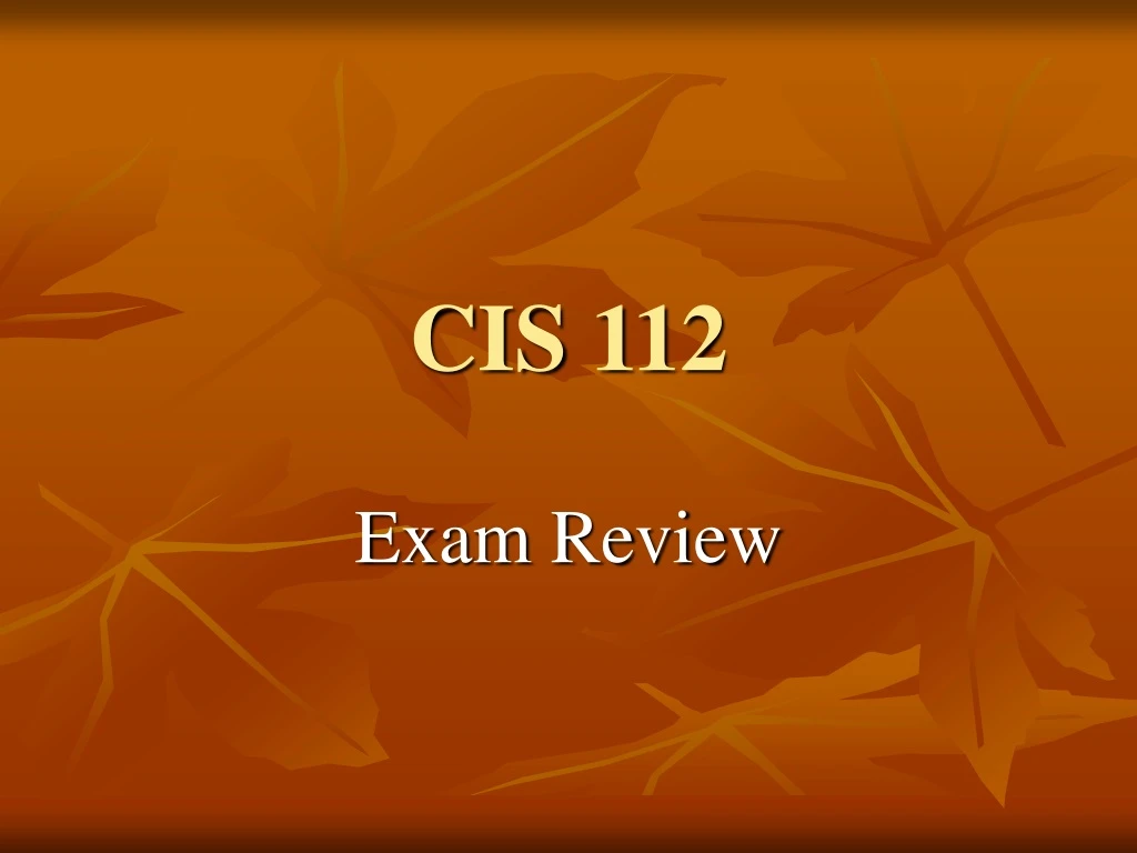 cis 112