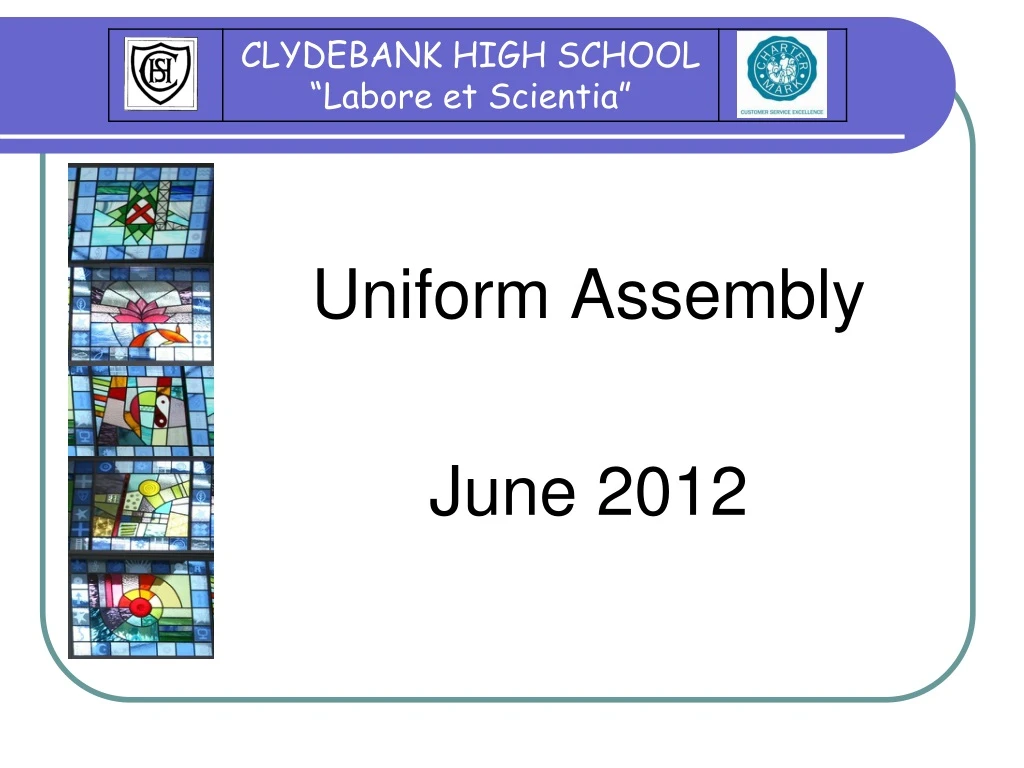 uniform assembly june 2012