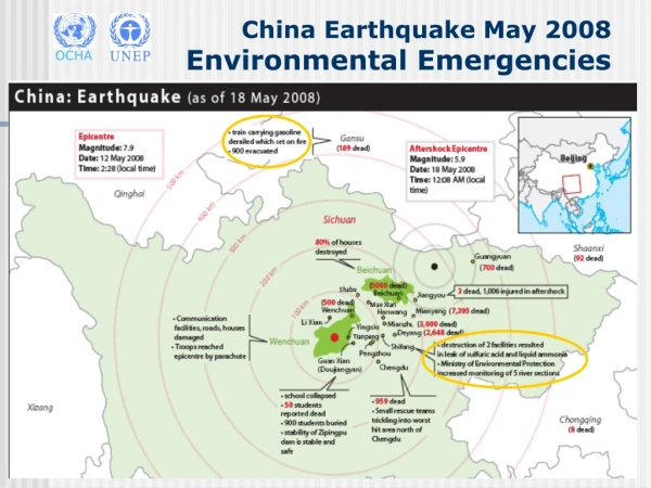 China Earthquake May 2008 Environmental Emergencies