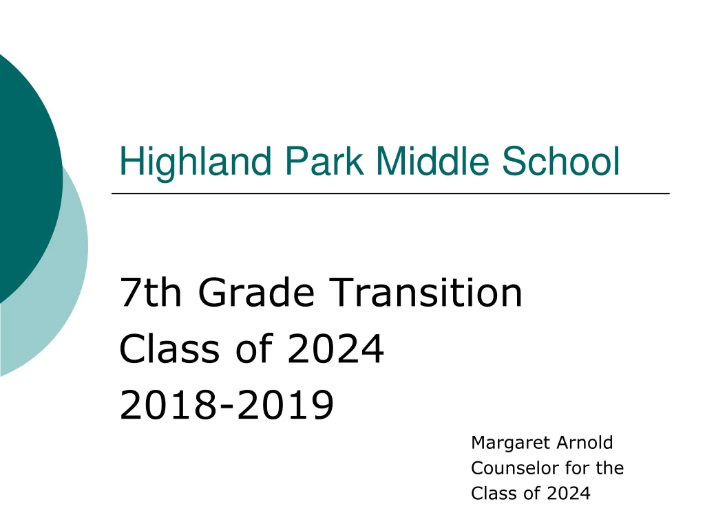 highland park middle school