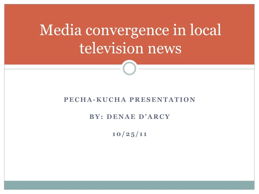 media convergence in local television news