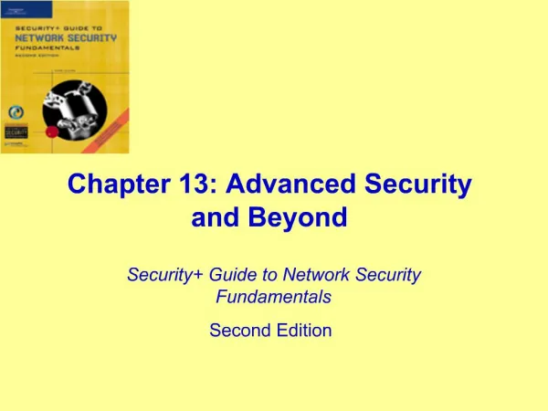 Chapter 13: Advanced Security and Beyond