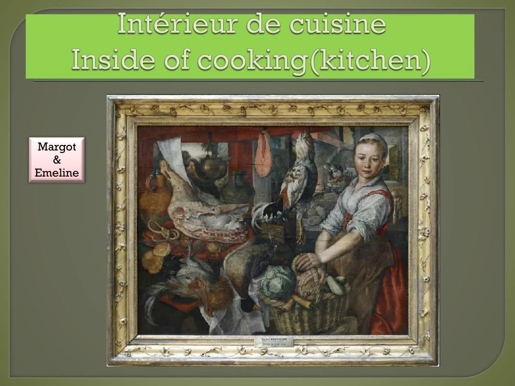 int rieur de cuisine inside of cooking kitchen