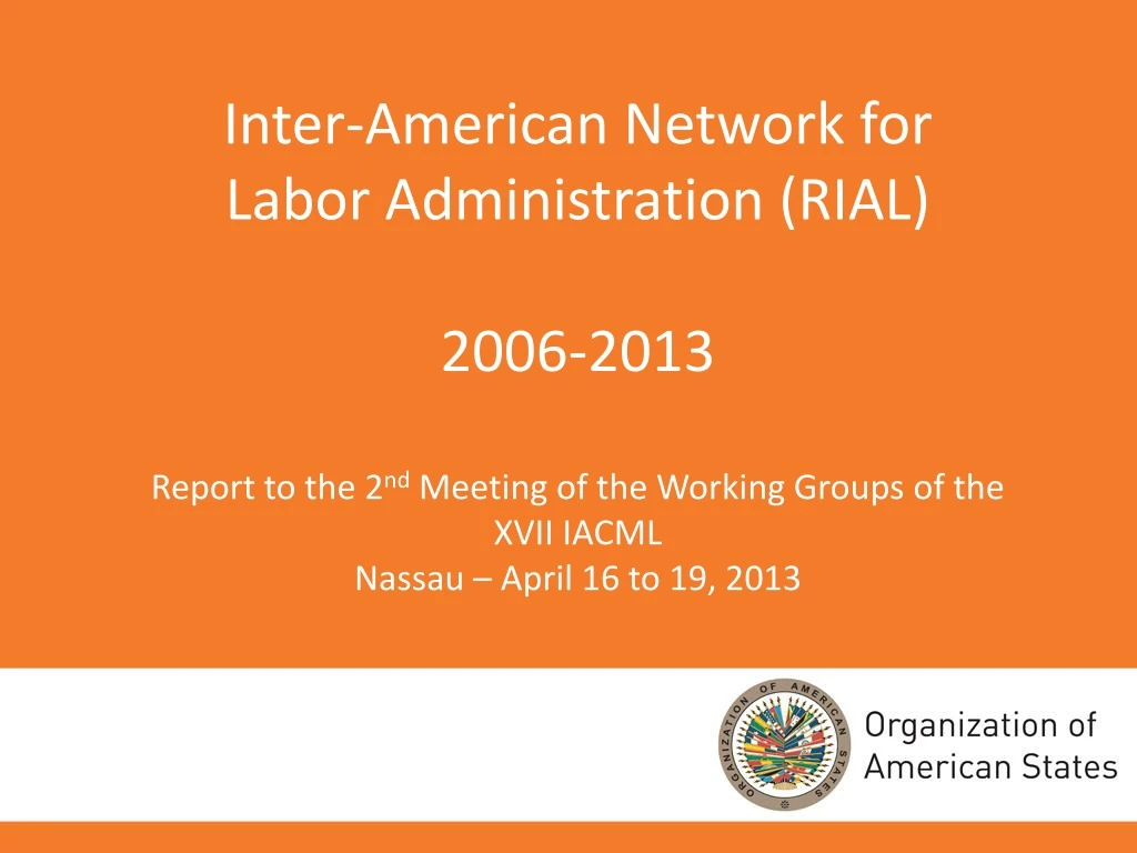 inter american network for labor administration