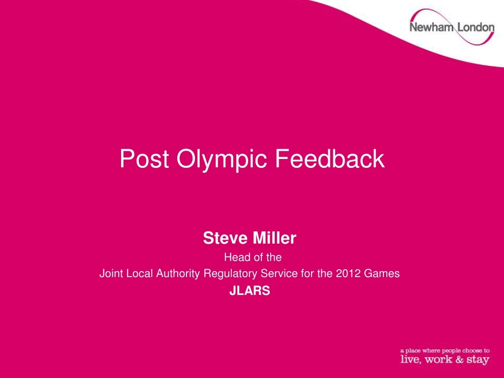 post olympic feedback