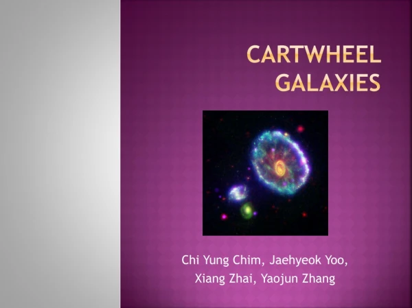 Cartwheel Galaxies
