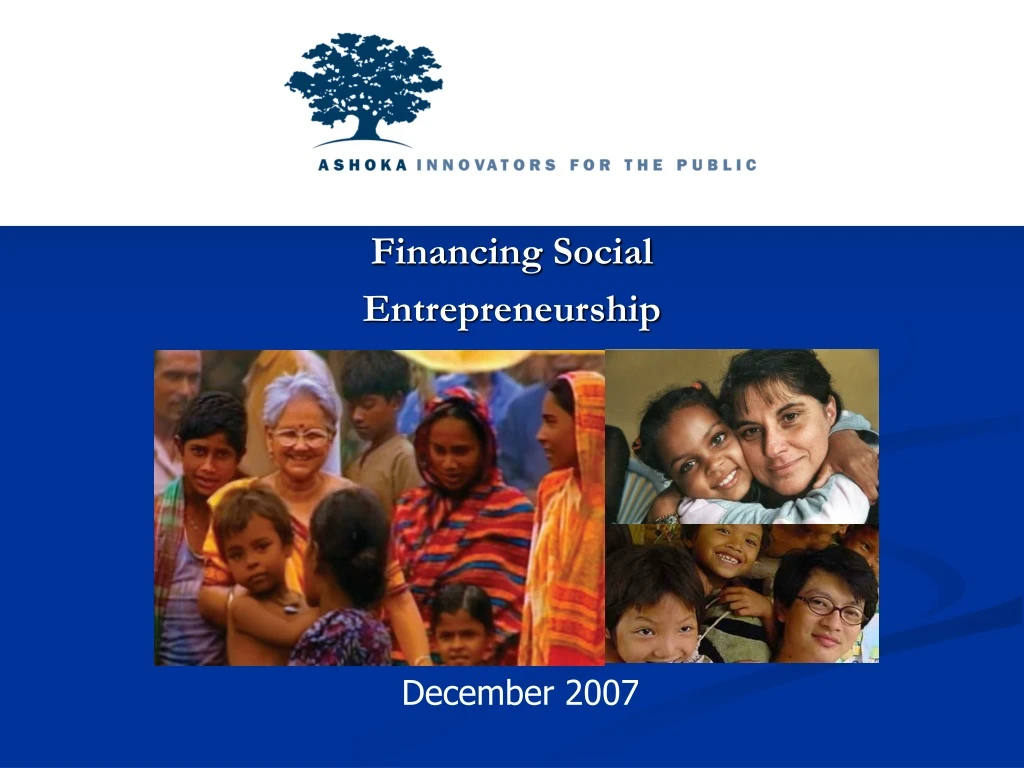 financing social entrepreneurship