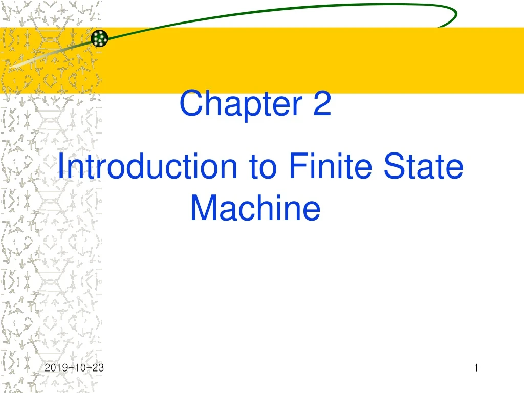 chapter 2 introduction to finite state machine