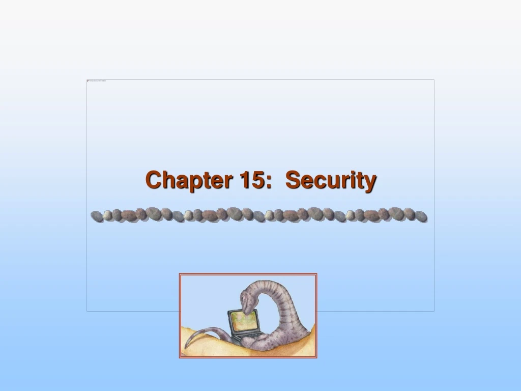 chapter 15 security