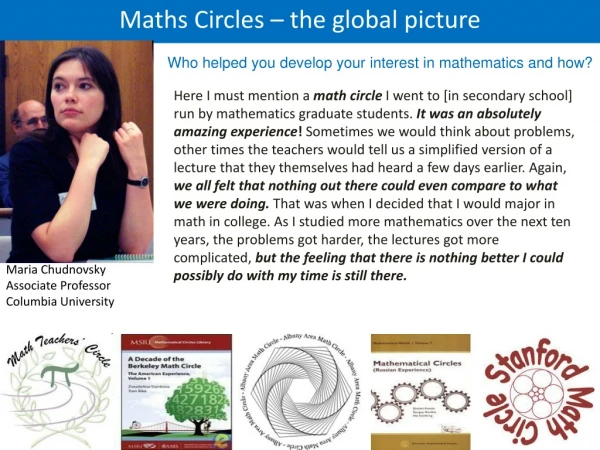 Maths Circles – the global picture