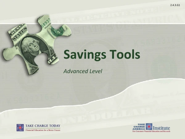 Savings Tools