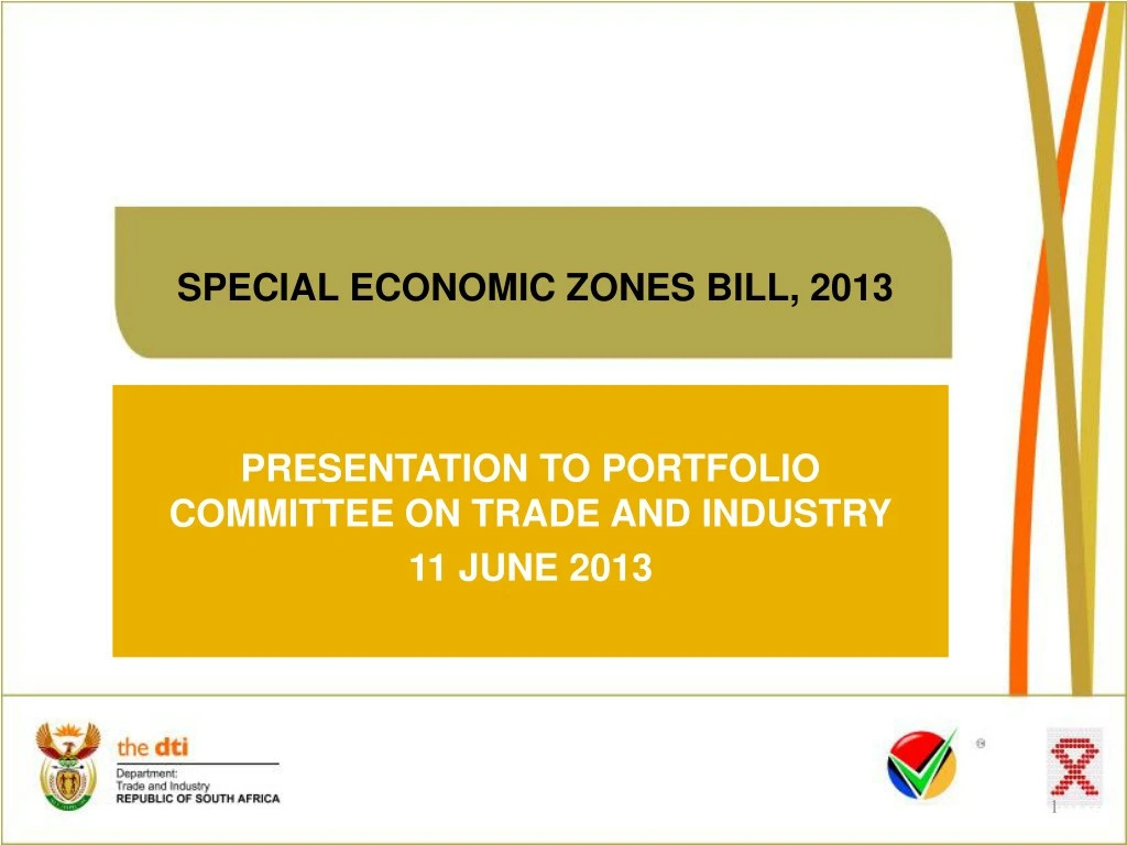 special economic zones bill 2013