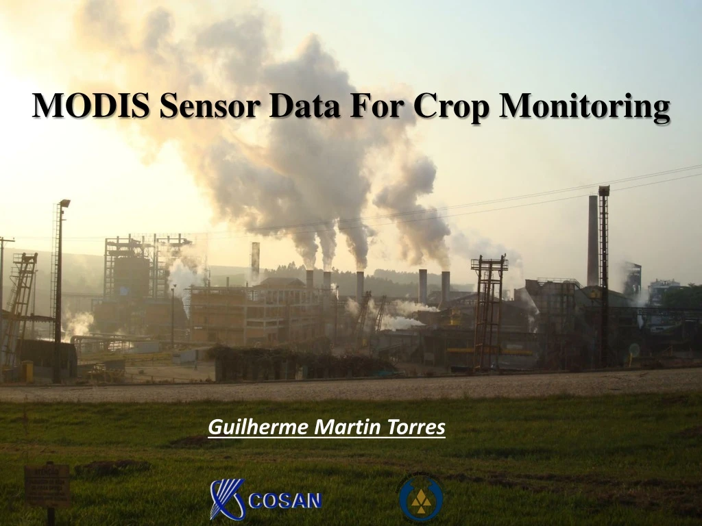 modis sensor data for crop monitoring