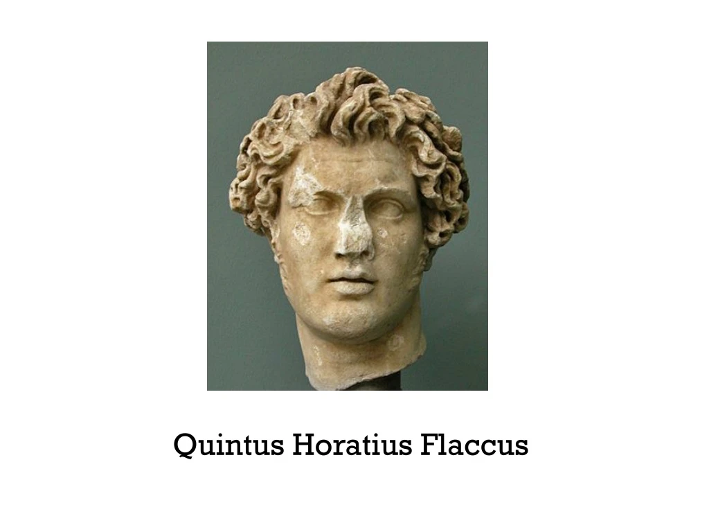 quintus horatius flaccus