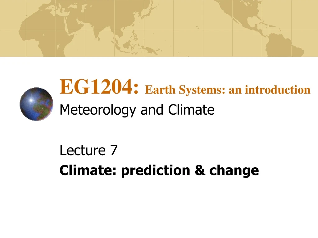 eg1204 earth systems an introduction