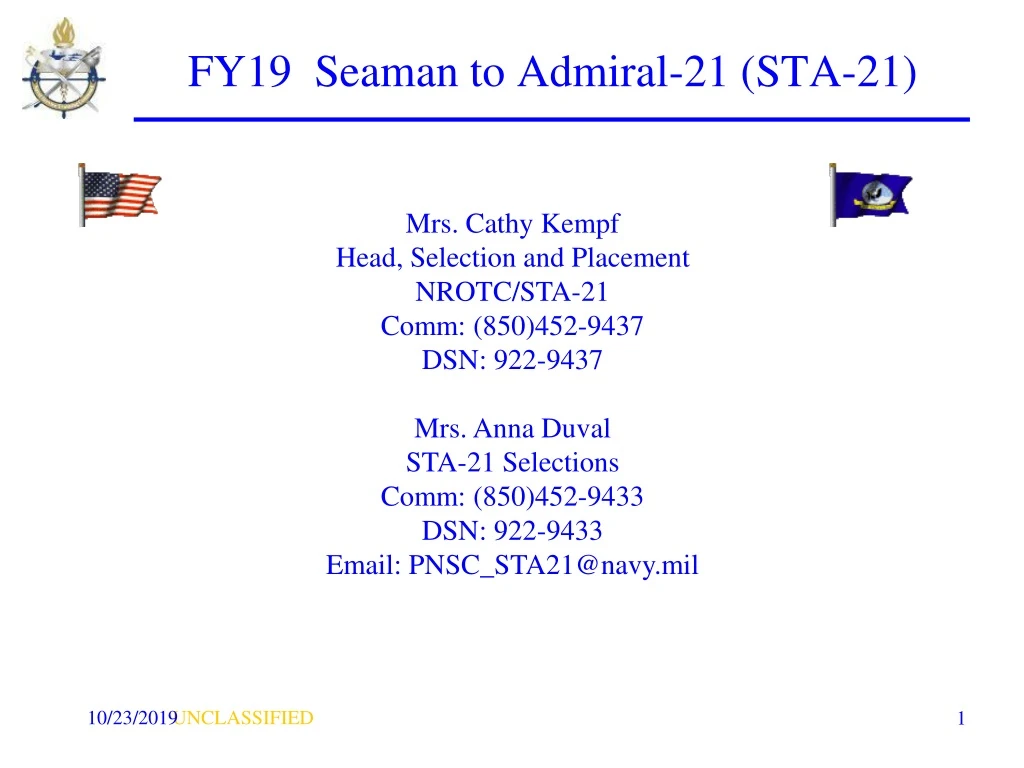 fy19 seaman to admiral 21 sta 21