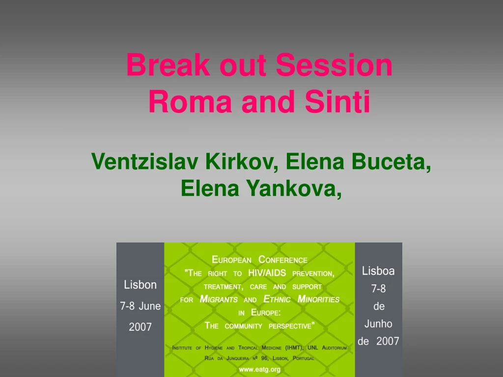 break out session roma and sinti