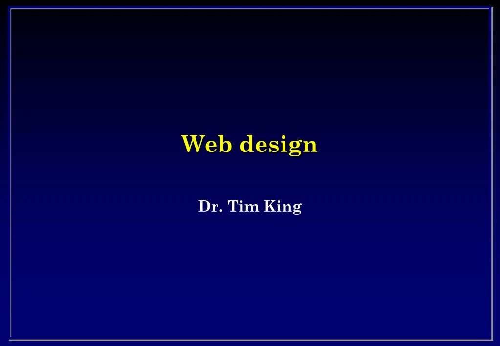 web design