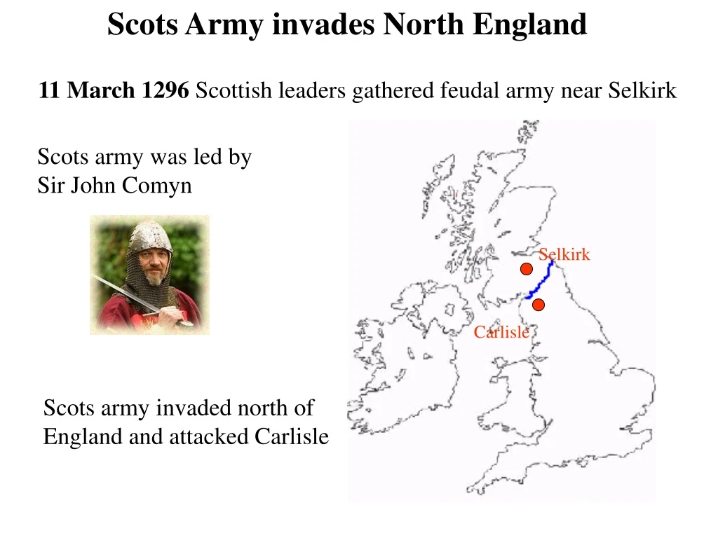 scots army invades north england