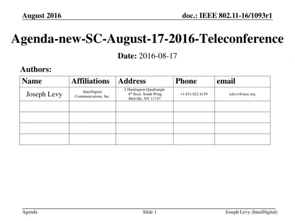 Agenda-new-SC-August-17-2016-Teleconference
