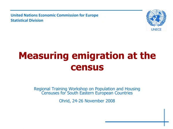 Measuring emigration at the census
