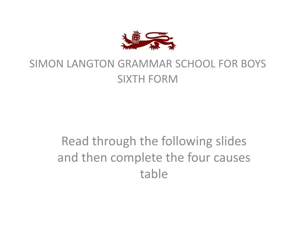 simon langton grammar school for boys sixth form