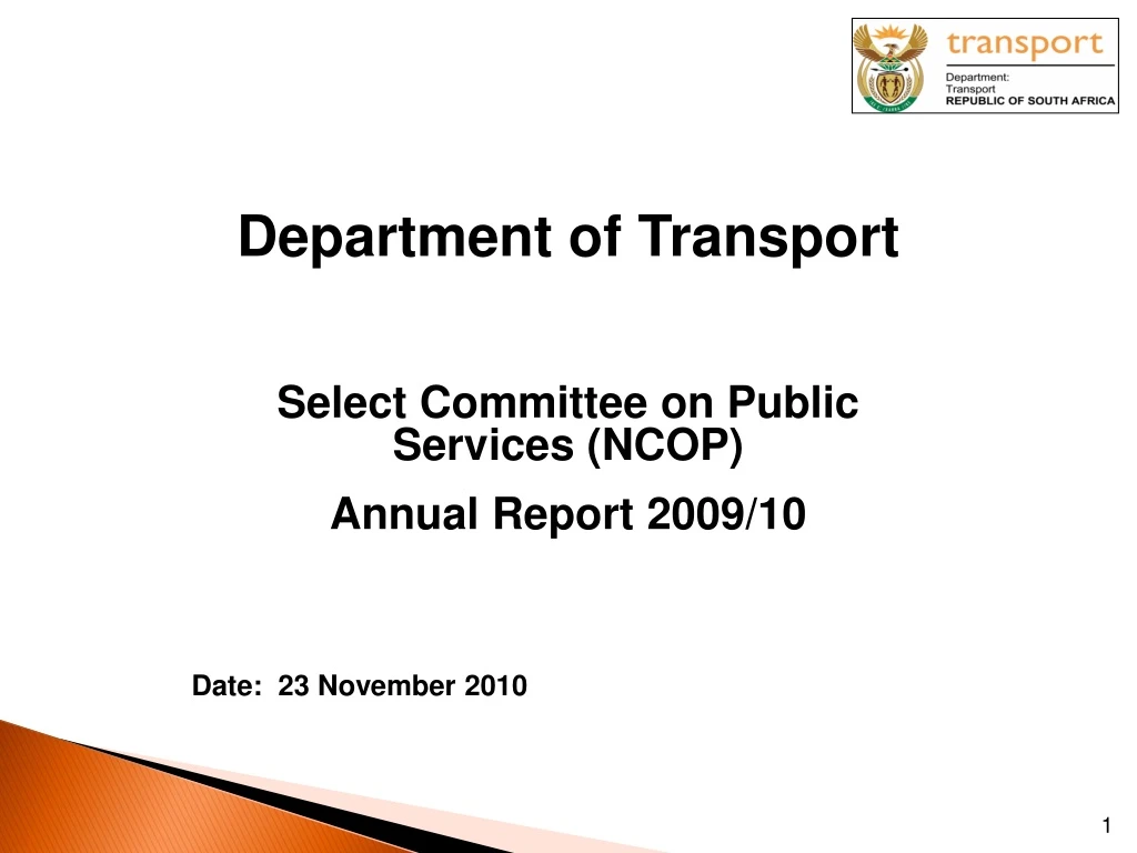 department of transport