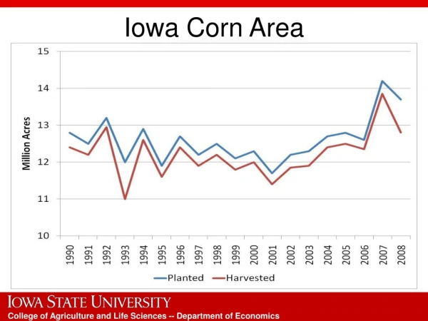 Iowa Corn Area