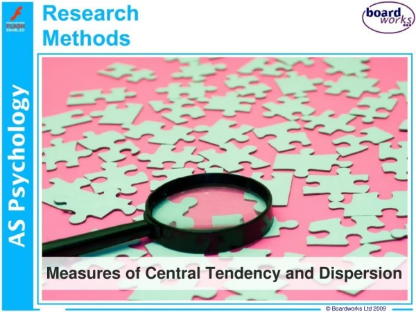 Measures of Central Tendency and Dispersion