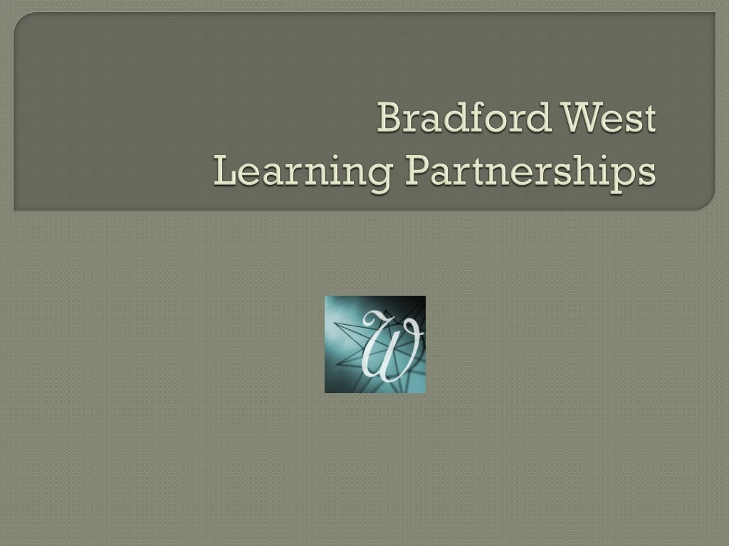 bradford west learning partnerships