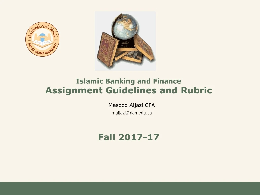 islamic banking assignment