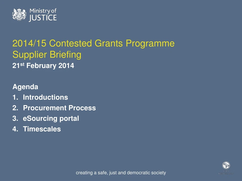 2014 15 contested grants programme supplier briefing