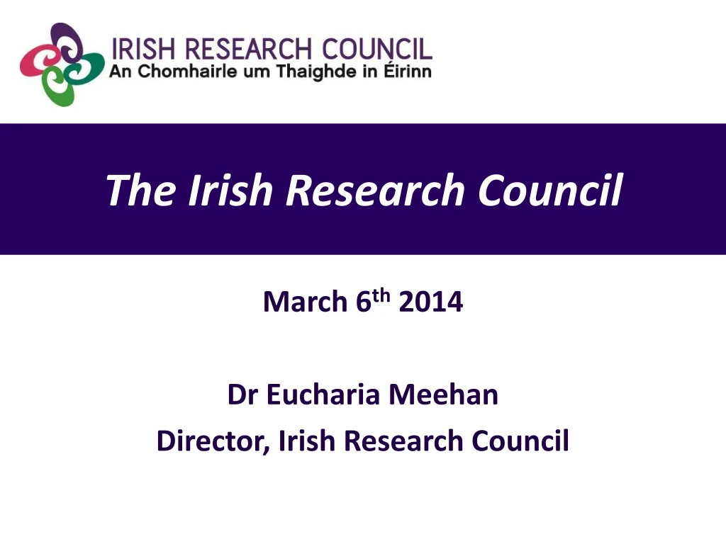 the irish research council