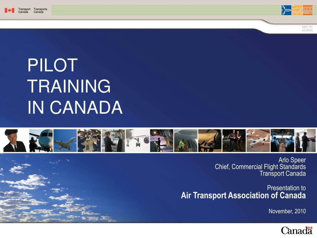 pilot training in canada