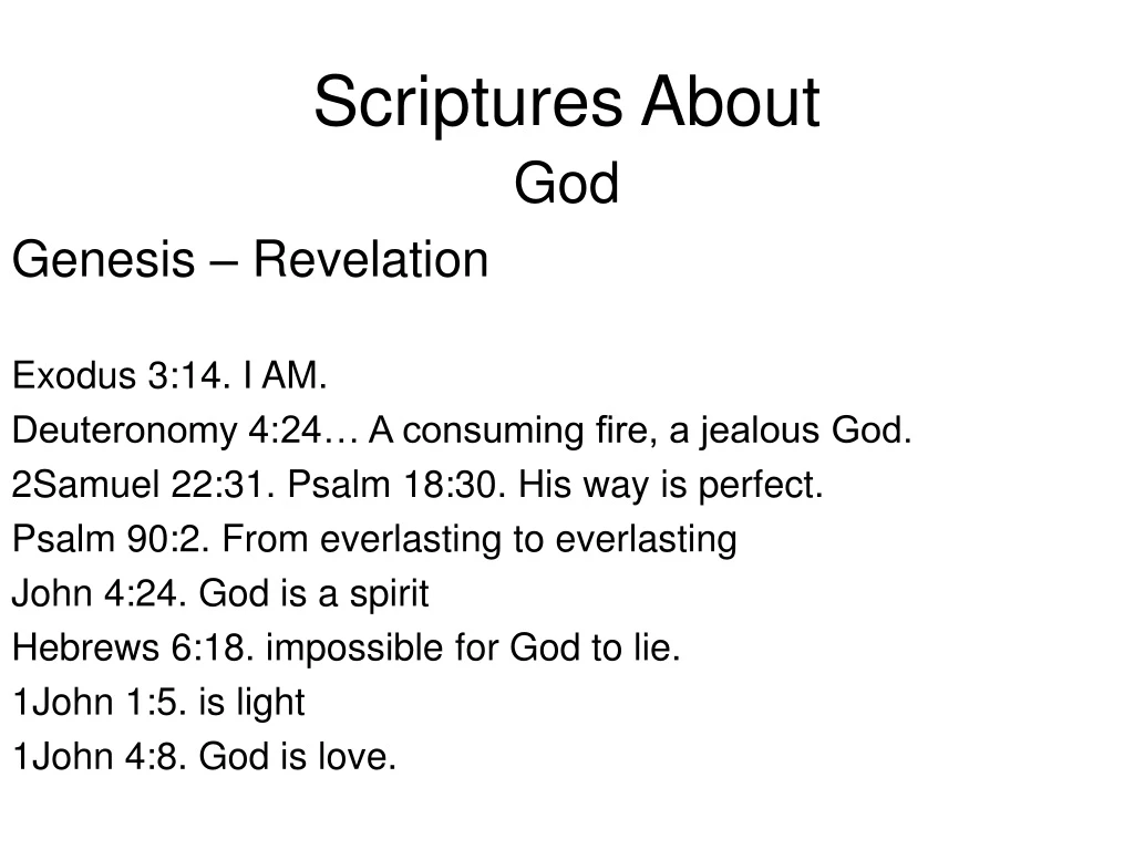 scriptures about