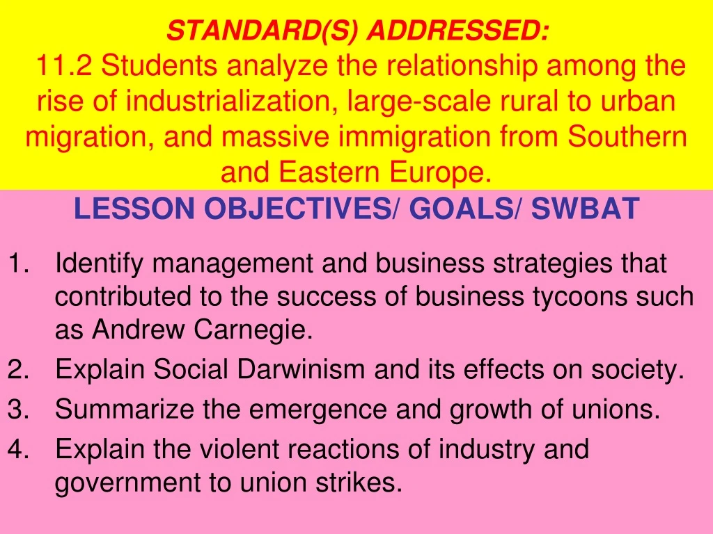 standard s addressed 11 2 students analyze