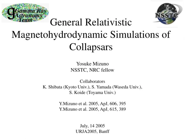 General Relativistic Magnetohydrodynamic Simulations of Collapsars