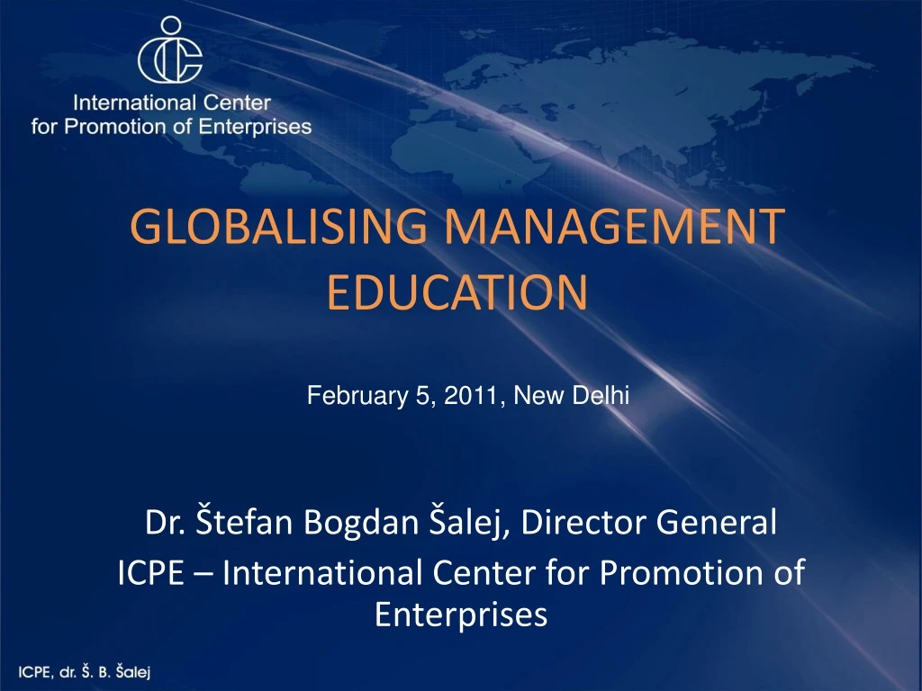 globalising management education