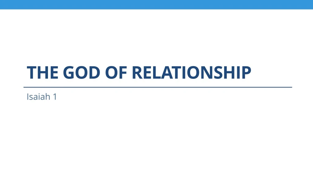 the god of relationship