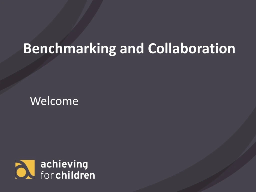 benchmarking and collaboration